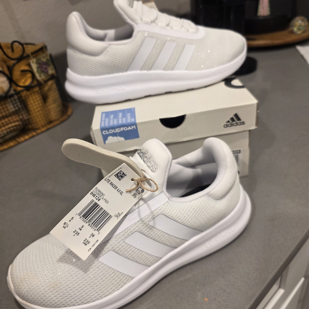 Adidas Lite Racer 4.0 EL White Sneakers